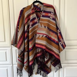 H&M tribal poncho / wrap